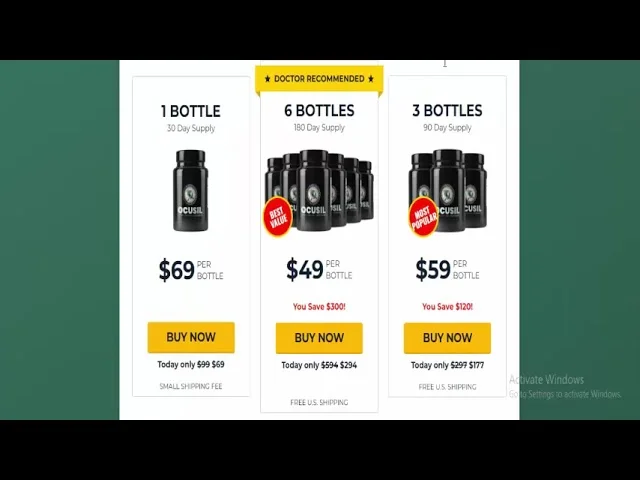 Ocusil Reviews [ With Proof Scam or Legit ? ]  Ocusil ? 😲 Ocusil Reviews