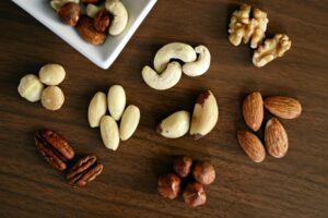 Almonds and Walnuts