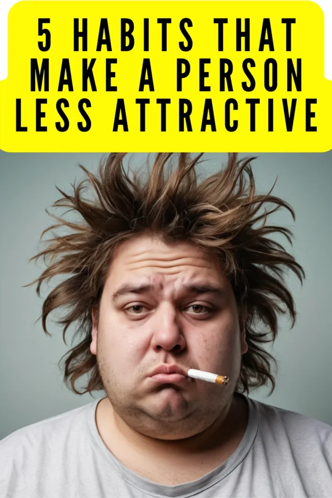 Habits That Make a Person Less Attractive