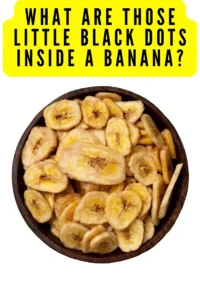 Little Black Dots Inside Banana