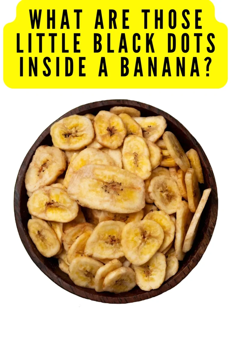 Little Black Dots Inside Banana