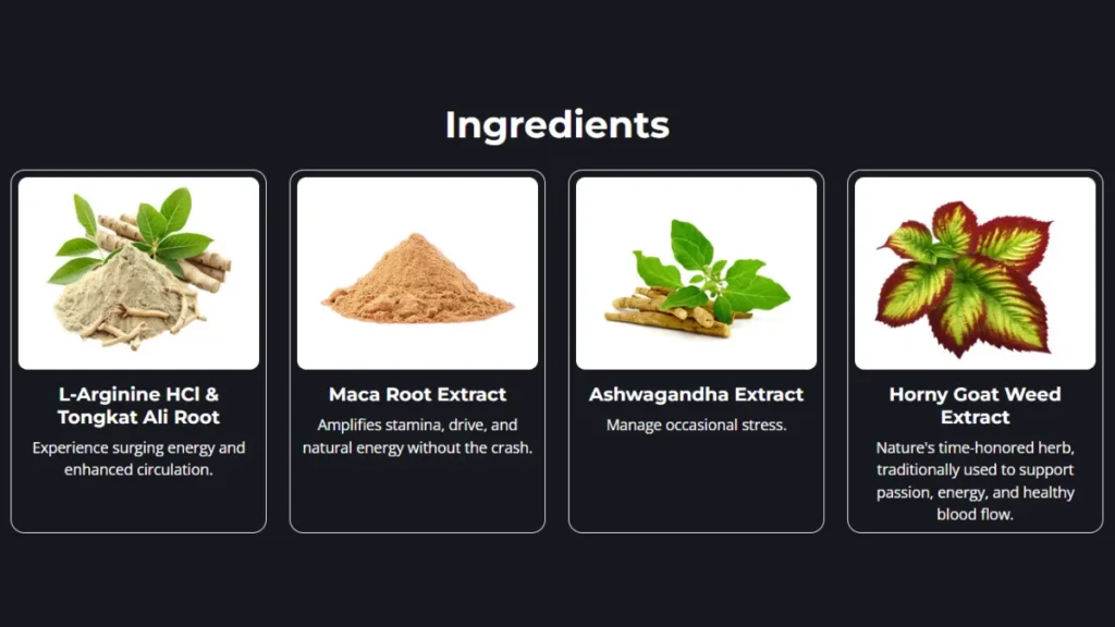 Alpha Surge Ingredients