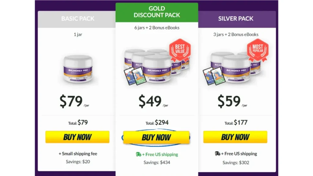 Website Official: Balmorex Pro Balmorex Pro Pricing