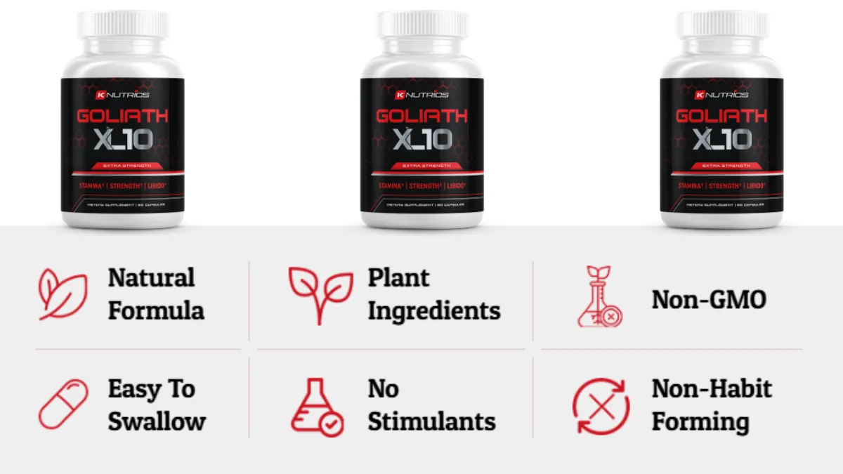 Goliath XL10 benefits