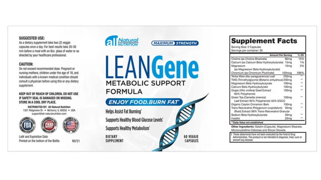 Website Official: Lean Gene Lean Gene Nutritional