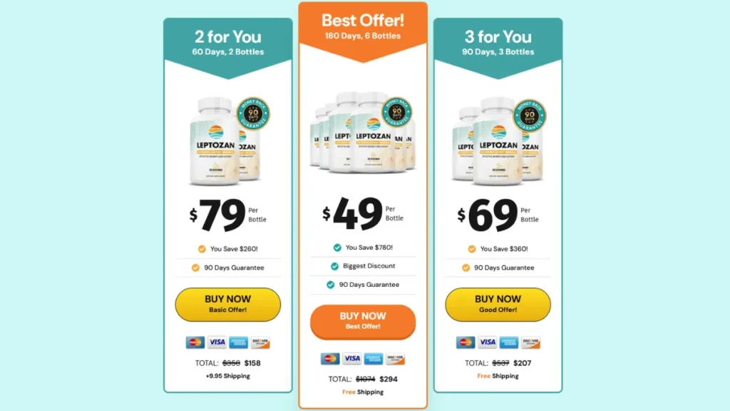 Website Official: Leptozan Leptozan Pricing