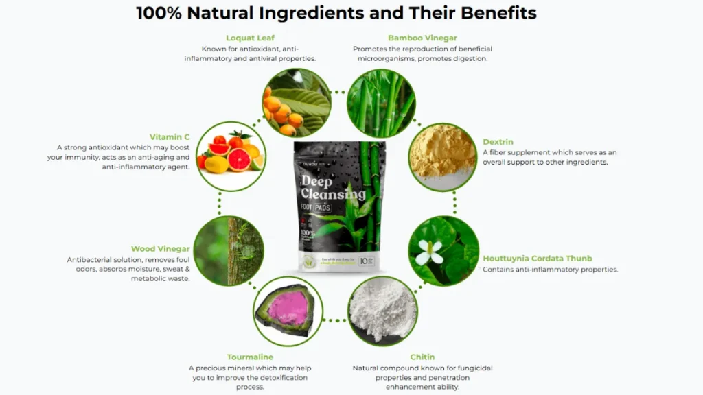 Nuubu Detox Foot Patches Ingredients