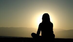 woman meditation