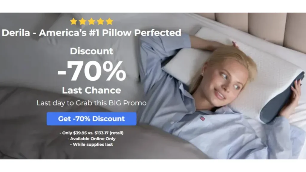 Website Official: Derila Pillow Derila Pillow Pricing