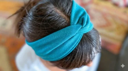 DIY Stretchy Twisted Headband